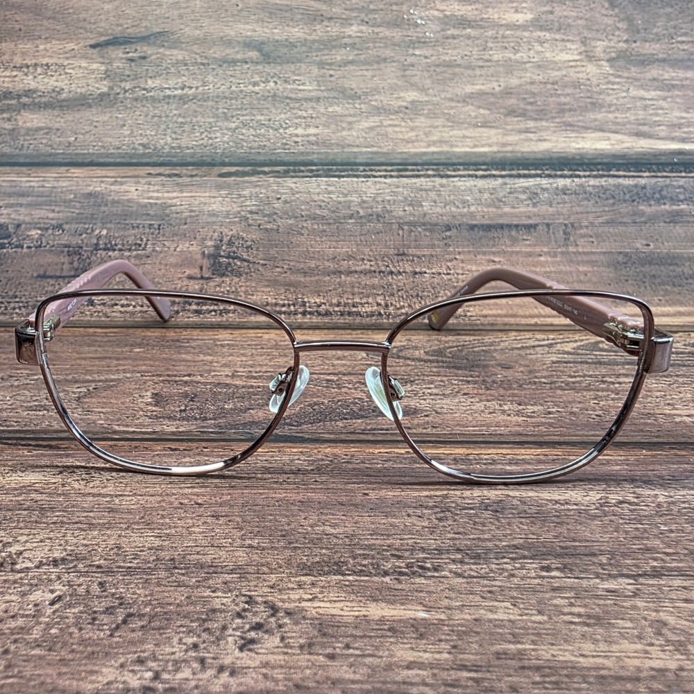 Anne Klein AK5101 Rose Gold Eyeglasses Frames 52 17 140 Braided Temple